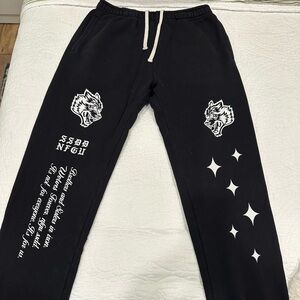 darcsport “we own the night” premium post lounge sweats